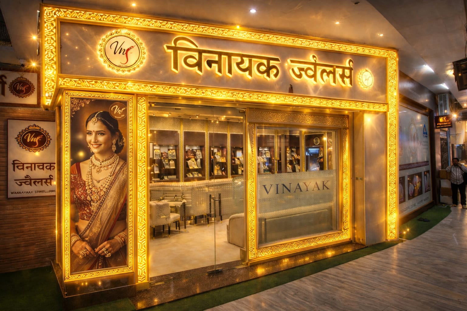 Vinayak Jewellers showroom